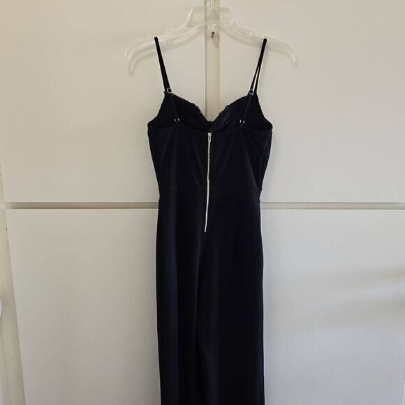Iris black jumpsuit, lace bodice, nwot, s - Picture 5 of 7
